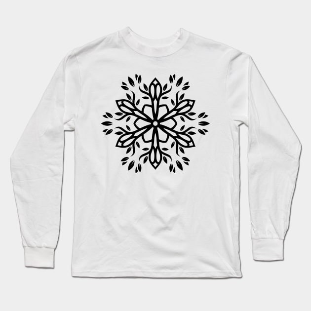 Inspirational MANDALA T-SHIRT MANDALA 010 Long Sleeve T-Shirt by abcmandalaclothing